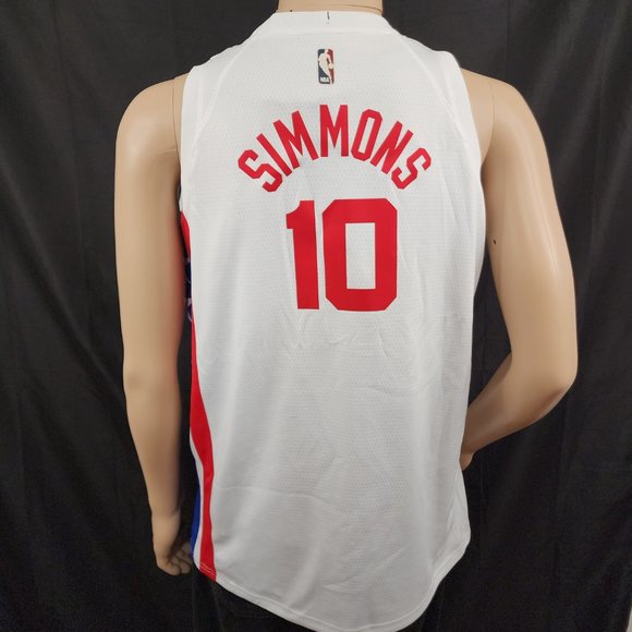 Brooklyn Nets Ben Simmons Nike White Swingman Jersey Classic Edition Sz XL - Picture 3 of 10